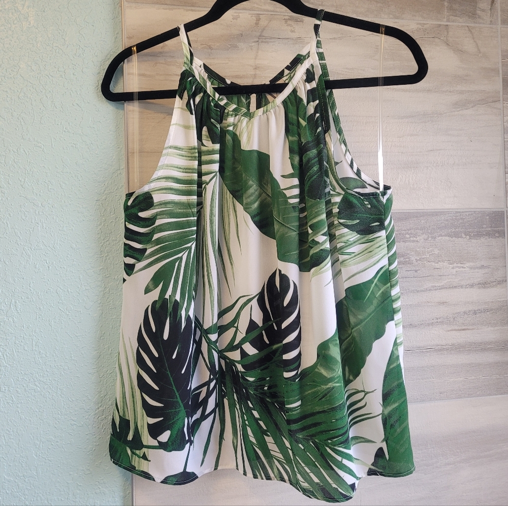 NWOT Worthington Sheer Tank Sz M